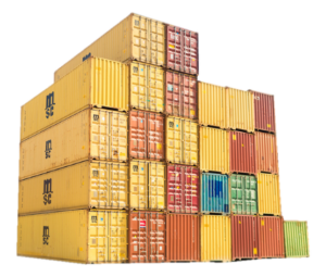 Shipping containers for export